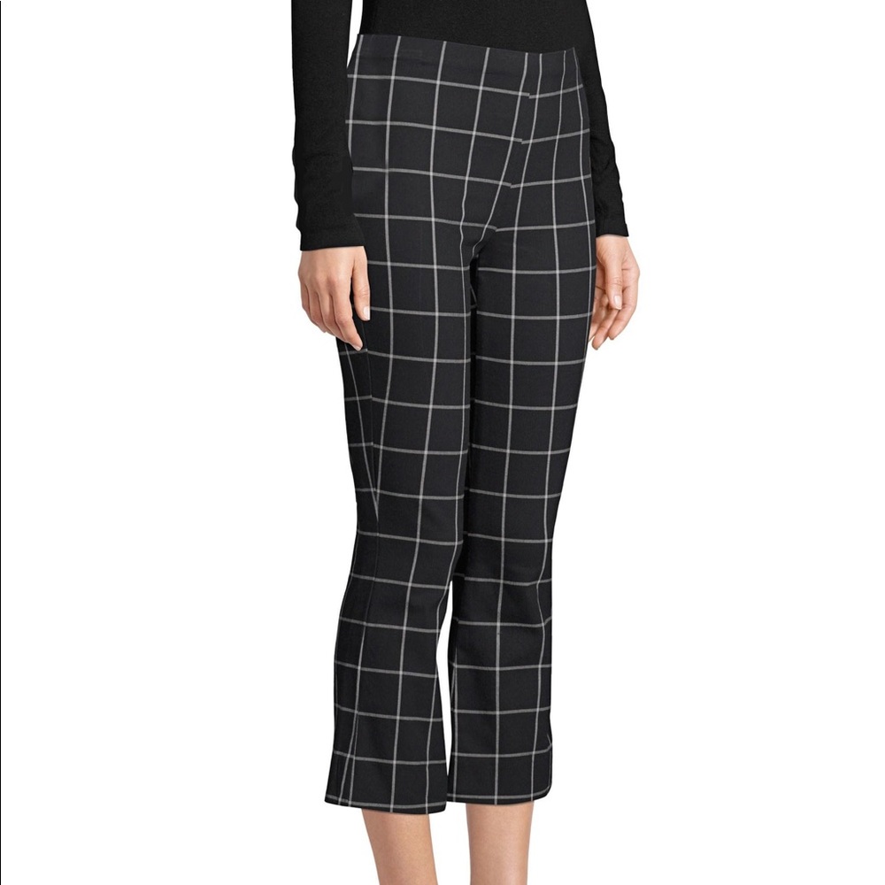 Bailey 44 Black Checkered Crop Pants